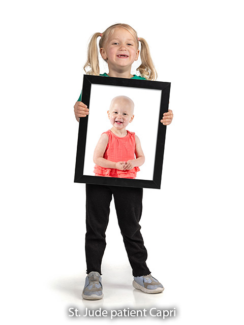 St. Jude patient Capri